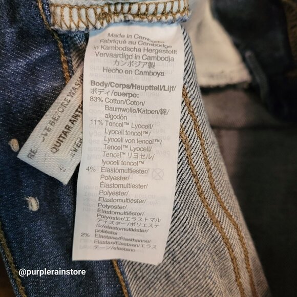 Madewell Jeans 27 Skinny 9" Mid Rise Woodland Wash MA938 Tummy Control Stretch - Picture 6 of 13